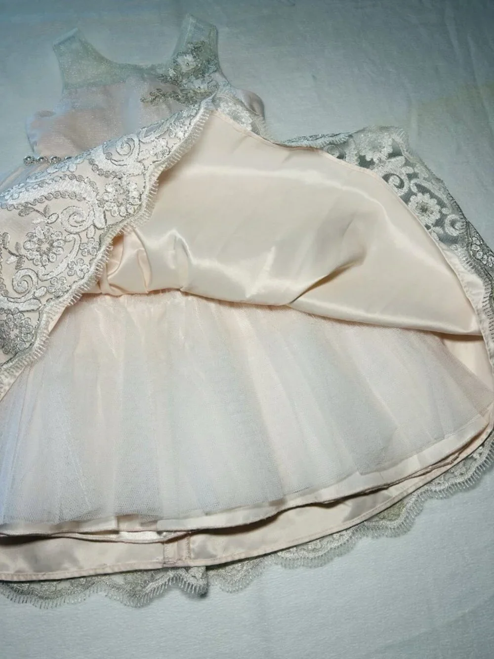 American Princess Light Pink Lace Dress Size 5